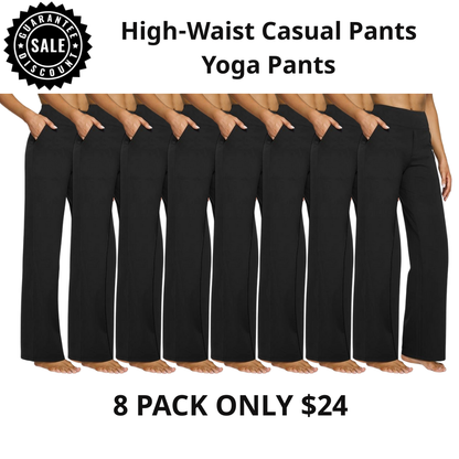 ⚡- Women's Wide-Leg Pants with Pockets