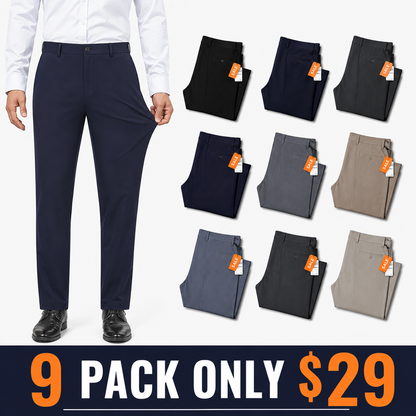 🔥Limited-Time Promotion-Stretch Dress Pants No Iron Golf Pants
