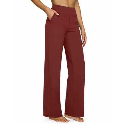 ⚡- Women's Wide-Leg Pants with Pockets