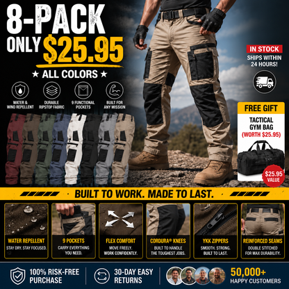 🔥 Clearance Sale | Men's Loose-Fit Utility Jeans – Limited Stock