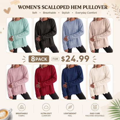 womens-oversized-scallop-hem-sweatshirt
