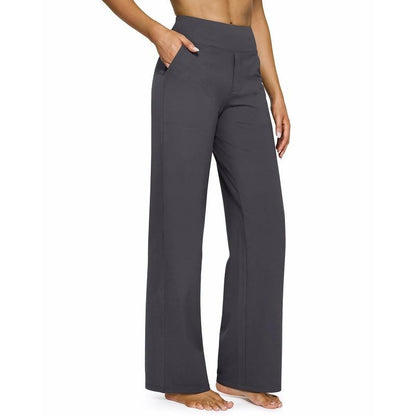 ⚡- Women's Wide-Leg Pants with Pockets