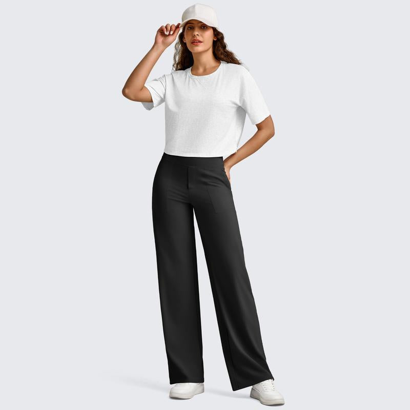 ⚡- Women's Wide-Leg Pants with Pockets