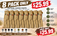 Khaki-8 PACK ONLY $25.99